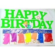 HAPPY BIRTHDAY HIGHLIGHTER FLOREZEN F-50 BIRTHDAY BANNER