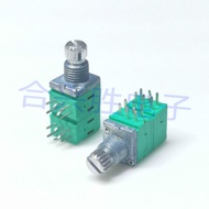 1PCS 09 Type Precision Potentiometer 4 Link 12Pin B50K Power Amplifier Audio Speaker Volume Potentio