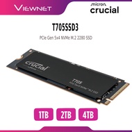 CRUCIAL INT SSD T705 1TB PCIE GEN 5 X4 NVME M.2 2280 INTERNAL SOLID STATE DRIVE  (T705SSD3) - 1TB / 