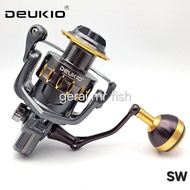 DEUKIO SW salt water spinning fishing reel (Metal Body)