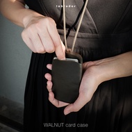 labrador WALNUT card case เคสใส่บัตร มีสายคล้องคอ (LAA193)