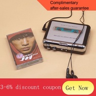 YQ44 Nostalgic Tape Machine Walkman Old-Fashioned Play Cassette Machine Automatic FlipUSBPower Supply Jay Chou May Tianz