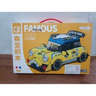 SEMBO BLOCKS FAMOUS CAR YELLOW JEEP CAR BLOCKS TOY/ LEGO SEMBO JEEP CAR TOY/