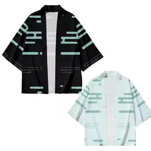 Anime Demon Tokitou Muichirou Haori Cosplay Costume Halloween Students jacket Clothing Customized