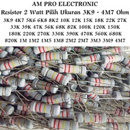 Resistor 2 Watt 3K9 - 4M7 Ohm 2Watt (Choose Size)