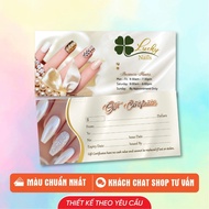 In Loyalty card, Gift Voucher, Nails, Spa,,.. Luxury | Print Vouchers designed on demand - Incucre