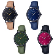 Casio Standard นาฬิกาข้อมือผู้หญิง สายหนัง รุ่น LTP-VT02,LTP-VT02BL (LTP-VT02BL-1A,LTP-VT02BL-2A,LTP-VT02BL-3A,LTP-VT02BL-4A)