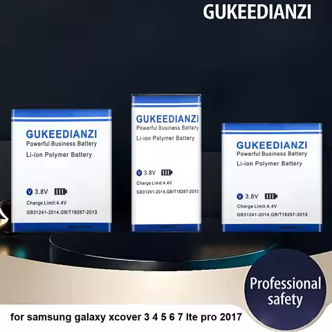 Mobile Phone Battery 2700-5000mAh EB-BG556GBY EB-BG715BBE EB-BG390BBE For Samsung Galaxy Xcover 3 4 