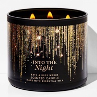 (100% ORIGINAL) Bath and Body Works 3 Wick Candle Into the Night