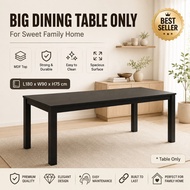 Familystar2u 9986 Solid Wood Table Use For Dining Table 8 Seater Set Office Table Study Table Water-