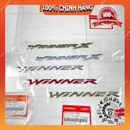 Winner embossed stamp, Winner X V1 V2 V3 V4 genuine Honda colors, Winner X 2021 2022 2023 2024 car s
