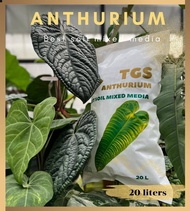ดินพร้อมปลูกหน้าวัว Anthurium Best soil Mixed  ขนาด 20 ลิตร