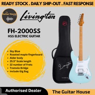 Livingston FH-2000 Stratocaster HSS Electric Guitar, Roasted Maple Fretboard - ( FH2000 FH 2000 )