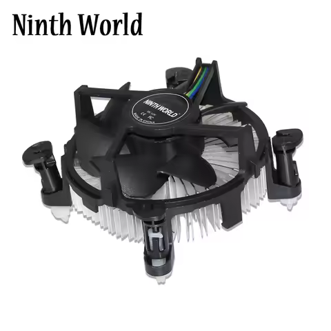 4-Pin Connector CPU Cooler With Aluminum Heatsink & 3.5" Fan For Desktop PC Computer Intel Core i3/i