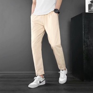 【S-8XL】Mens Casual Pants Fashion Sport Pants Cropped Pants Summer Casual Pants Mens Slim Style Baggy