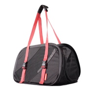 IBIYAYA Foldable Pet Travel Carrier - Black Red
