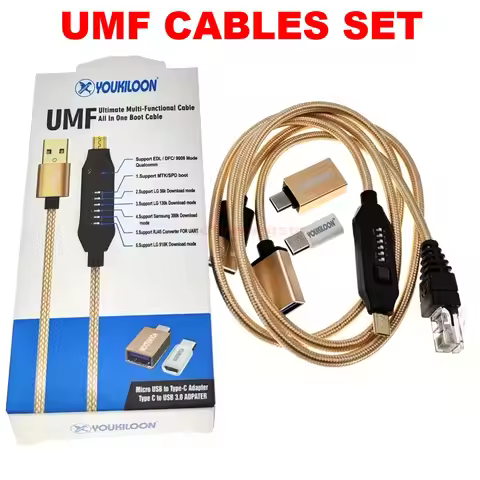 New UMF All Boot Cable (EASY SWITCHING) Micro USB RJ45 All in One Multifunction Boot Cable Edl Cable