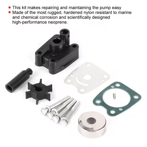 6E0-W0078-A2 Outboard Water Pump 6E0-W0078-00 Impeller Kit Water Pump Impeller for Yamaha 4hp 5 hp 2