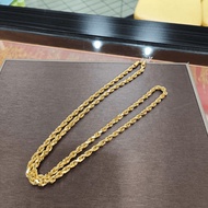 22k / 916 Gold Solid Rope Neckalace low workmanship