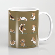 Beagle Yoga Coffee Mug