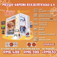 MEOWS-GAMING R5X3D/RTX5060 6.4 PC GAMING PACKAGE / 32GB DDR5 / 1TB SSD / CPU OPTIONS + GPU OPTIONS