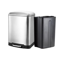 FN CUSHY  Soft Close Bin ถังขยะ ถังขยะสแตนเลสแบบเหยียบ มีระบบ Soft Close ปิดนุ่มนวล ไม่มีเสียง ขนาด1