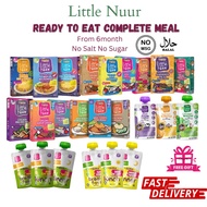 🇸🇬 Little Nuur Halal Ready to Eat Meal | BUBUR | PORRIDGE | TRAVEL FRIENDLY BABYFOOD | MASHED POTATO