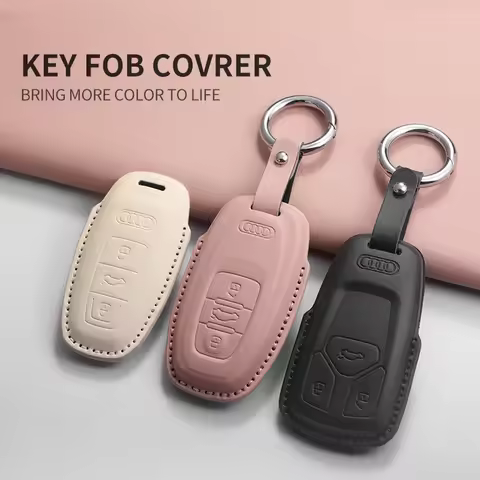 For Audi Car Key Case Cover Shell Protection A6 A4 A5 A7 A8 C8 Q8 8S 8W Q7 B9 4M S5 S4 S7 D5 TT TTS 