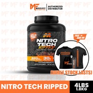 Muscletech Nitrotech Ripped 4 lbs/1.8 kg - Makanan tambahan Whey Protein