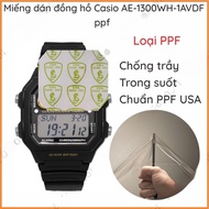 (2 Sheets) PPF stickers for Casio AE 1300WH 1200WH 1AVDF 800H WS B1000 GMW B5000 G 5600E LF 10WH W21