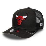 New Era Chicago Bulls OTC Black 9SEVENTY Stretch Snapback Trucker Cap