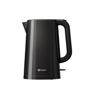 Simplus Outlets🔥กาต้มน้ำไฟฟ้า 1.7L 1500W ป้องกันการลวก 2 ชั้น ซับด้านในไร้รอยต่อ ทำจากเหล็ก ระบบป้อง