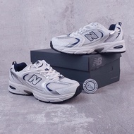 NB 530 White Silver Indigo Casual Shoes