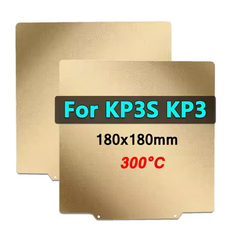 180x180mm Double Sided Textured Steel Sheet PEI Build Plate Removable Flexible Print Bed 3D Printer 