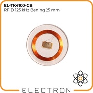 EL-TK4100-CB RFID Coin Tag Clear 125kHz Proximity EM4100 Round Coin Read 125 kHz Access Card