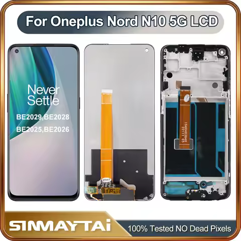 Original IPS For OnePlus Nord N10 5G LCD Display Touch Screen BE2029 BE2025 BE2026 BE2028 For 1+ Nor