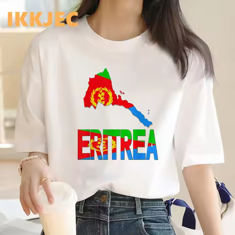 eritrean clothes t-shirt women y2k clothes Korea japanese couple clothes ulzzang t shirt t-shirt whi