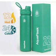 Aquamarine 22oz Aquaflask Wide Mouth with Aquaflask Ecobag