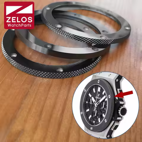 HUB ceramic watch bezels inserts for HUB Hublot Big Bang 44mm automatic watch bezel loop replacement