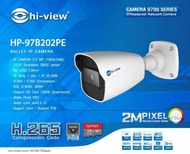 HP-97B202PE  Hi-view กล้องวงจรปิด Bullet IR Camera 2 MP /มี POE  / Support  SD card 128GB