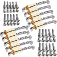 Lsgoodcare Crystal Glass Drawer Handles Silver Europe Simple U Shape Rhinestone Dresser Cupboard Pul