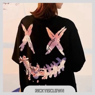 国潮RICKYISCLOWN RIC小丑樱花富士山笑脸短袖 / Sakura Smiley Oversize T-Shirt (Unisex)