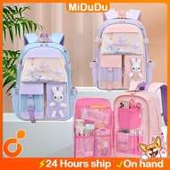 School Bag For Kids Girls Pink Bag Waterproof Lightweight Mutlple Pockets Durable bag for school