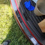 Mazda CX5 CX-5 Rear Guard Bumper Protector Stainless Steel Titanium Black Rear Bumper Cover Protecti