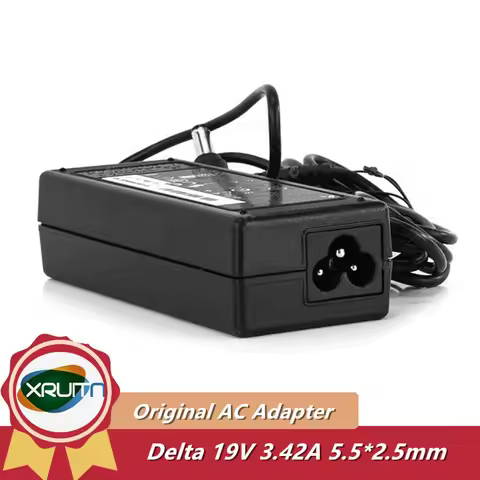 Original Delta 19V 3.42A 65W 5.5*2.5mm ADP-65JH DB AC Adapter Charger for MSI 14 A10M-682CA Cubi Min