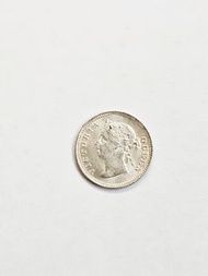 1901年維多利亞女皇香港五仙銀幣 Hong Kong 1901 Queen Victoria Silver Coin