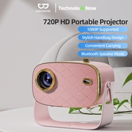 GOOJODOQ projector 720P Portable Projector Android 11 Mini Projector Support Bluetooth Connection Su