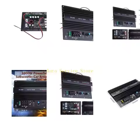 462A Experience Immersive Music 12V Mono Power Amplifier Powerful Bass Subwoofers Amp