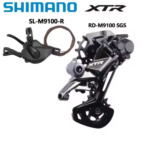 SHIMANO XTR M9100 1x12S Groupset Mountain Bike SL-M9100-R Shifter RD-M9100 Rear Derailleur SGS 12 Sp