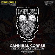 Sticker/sticker PRINTING CANNIBAL CORPSE BAND VIRAL